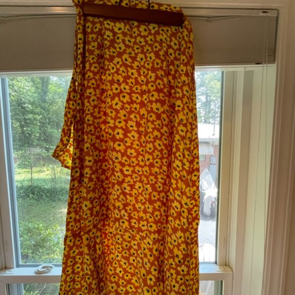 Faithfull the Brand Jasper midi skirt size 8 - Picture 12 of 12